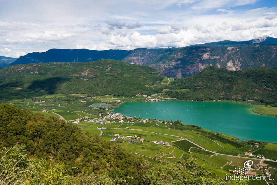 Aussichtspunkt Altenburg: Blick auf den Kalterer See