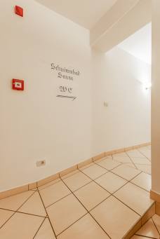Accesso alla zona sauna