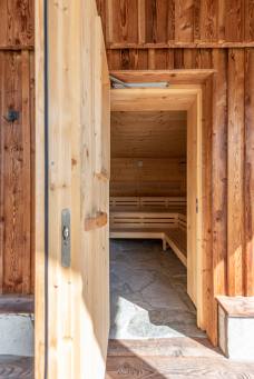 Sauna finnlandese all'aperto