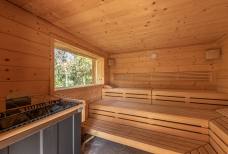 Sauna finnlandese all'aperto