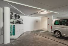 Ganis Resort - Interne Zugangsrampe von der Garage 1 zum Erdgeschoss