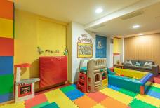 Sala giochi per bambini nell'Hotel Bad Moos Dolomites Spa Resort