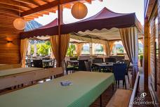 Sportfischerei Thara - Terrasse