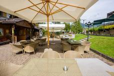 Hotel Aqua Bad Cortina - Terrasse