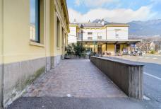 Percorso verso i locali igienici