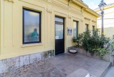 Percorso verso i locali igienici