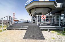 Cabinovia Kronplatz 2000 - Rampa di accesso alla stazione di monte