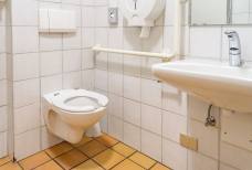 Ovovia Ortisei-Alpe di Siusi: WC del Ristorante Seuc