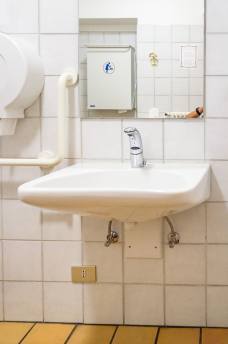 Ovovia Ortisei-Alpe di Siusi: WC del Ristorante Seuc