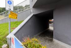 Rampa d'accesso alla stazione a valle