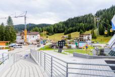Rampa d'accesso alla stazione a valle