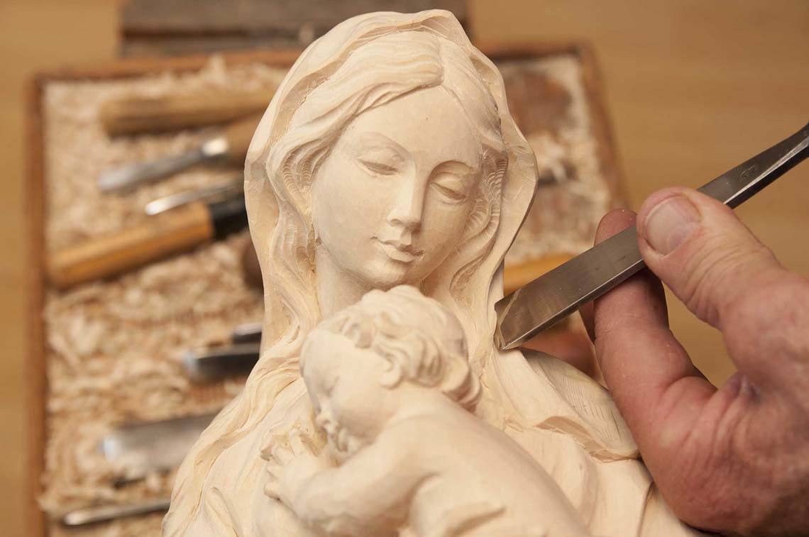 Sculture in legno di Franco Comploj